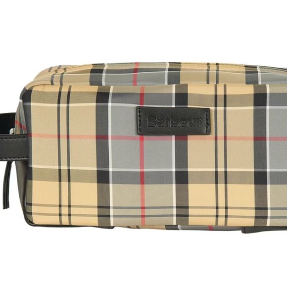 BARBOUR Wetherham Tartan Washbag MSRP $100 - Picture 3 of 3